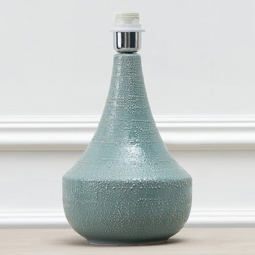 Plain Blue Lighting - Agri  Lamp Base Teal Voyage Maison