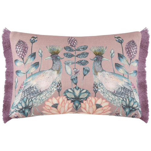 Voyage Maison Ahura Printed Feather Cushion in Mauve