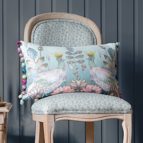 Voyage Maison Ahura Printed Feather Cushion in Willow