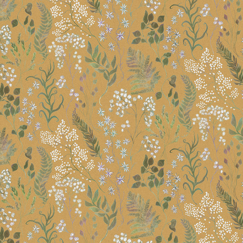 Samples - Aileana Printed Fabric Sample Swatch Honey Voyage Maison