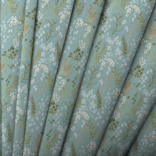 Floral Blue M2M - Aileana Printed Made to Measure Curtains Tide Voyage Maison