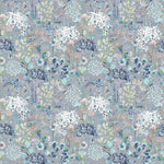 Ailsa Printed Cotton Fabric (By The Metre) Cornflower
