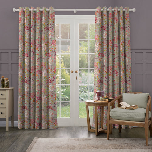 Floral Beige M2M - Ailsa Printed Made to Measure Curtains Sandstone Voyage Maison