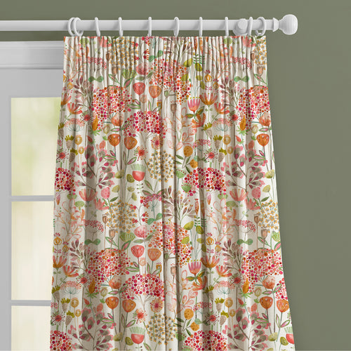 Floral White M2M - Ailsa Printed Made to Measure Curtains Summer Voyage Maison