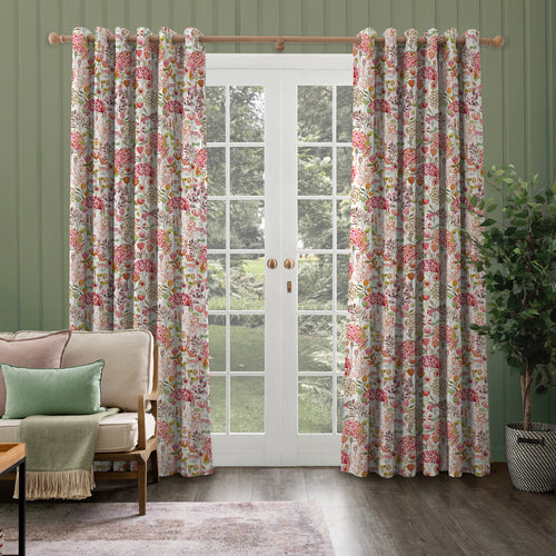 Floral White M2M - Ailsa Printed Made to Measure Curtains Summer Voyage Maison