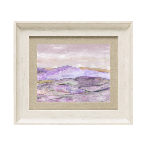 Animal Purple Wall Art - Alder  Framed Print Heather Voyage Maison