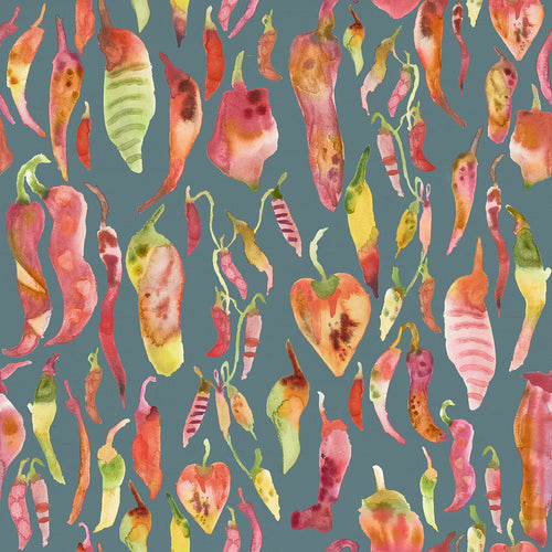  Samples - Aleki Printed Fabric Sample Swatch Papaya 35 Voyage Maison