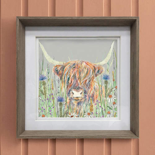 Animal Grey Wall Art - Alfie Silver  Framed Print Nut Voyage Maison