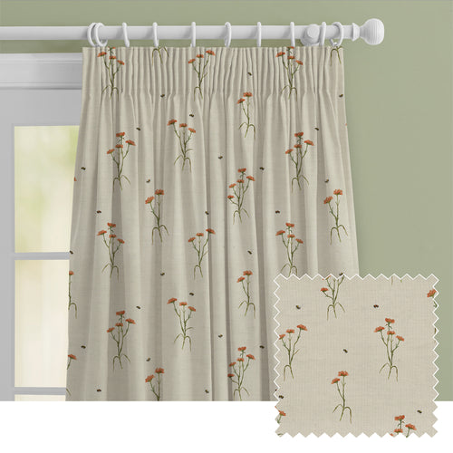 Floral Cream M2M - Allimore Printed Cotton Made to Measure Curtains Linen Voyage Maison