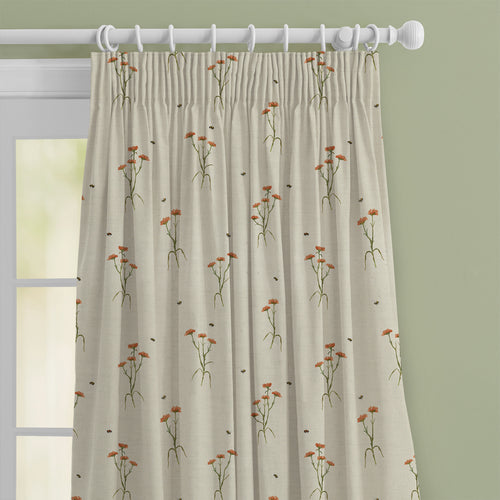 Floral Cream M2M - Allimore Printed Cotton Made to Measure Curtains Linen Voyage Maison