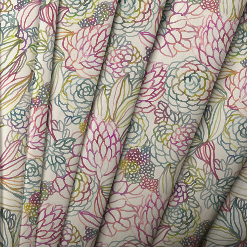 Floral Cream M2M - Althorp Printed Made to Measure Curtains Sorbet/Linen Voyage Maison