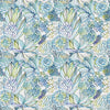 Althorp Printed Cotton Fabric (By The Metre) Capri Blue