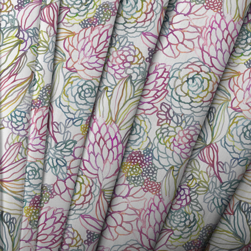 Floral Cream M2M - Althorp Printed Made to Measure Curtains Sorbet Voyage Maison