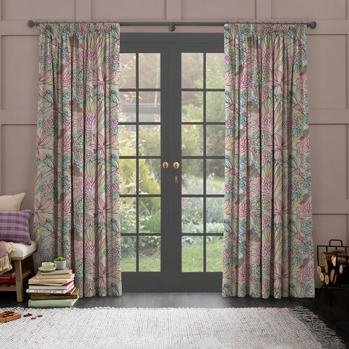 Floral Cream M2M - Althorp Printed Made to Measure Curtains Sorbet Voyage Maison