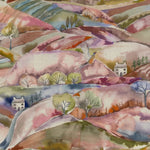 Ambleside Printed Cotton Fabric (By The Metre) Russett