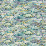 Ambleside Printed Cotton Fabric (By The Metre) Teal