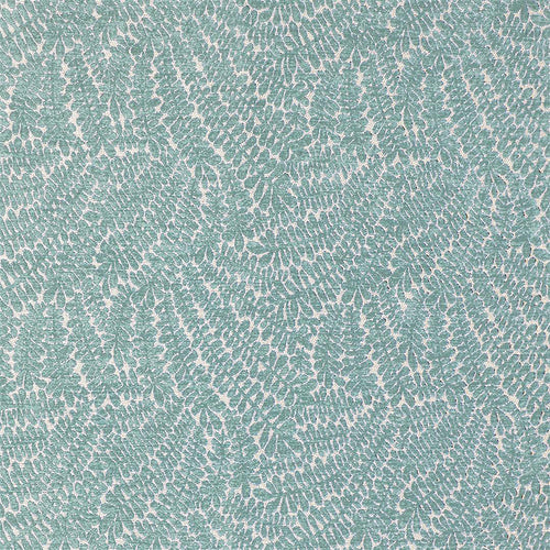 Plain Blue Fabric - Farley Woven Fabric (By The Metre) Aqua Voyage Maison