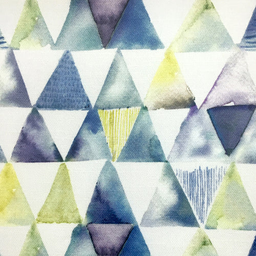Samples - Andes Printed Fabric Sample Swatch Lemon Voyage Maison