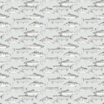 Aquarius Printed Cotton Fabric (By The Metre) Frost