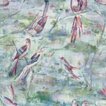 Arabella Printed Cotton Fabric (By The Metre) Coral