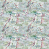 Arabella Printed Cotton Fabric (By The Metre) Coral