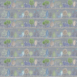 Ariundle Printed Cotton Fabric (By The Metre) Cornflower