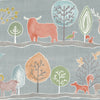 Ariundle Printed Cotton Fabric (By The Metre) Persimmon