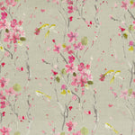 Armathwaite Printed Cotton Fabric (By The Metre) Blossom/Sand