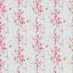 Armathwaite Printed Cotton Fabric (By The Metre) Blossom/Silver