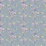 Armathwaite Printed Cotton Fabric (By The Metre) Violet/Slate