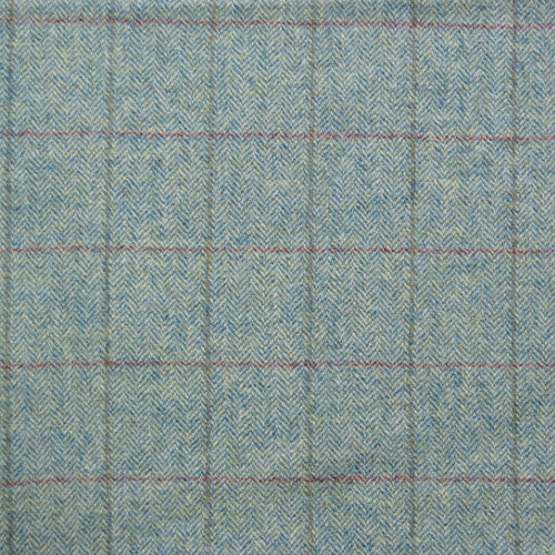 Check Blue Wallpaper - Arran  1.4m Wide Width Wallpaper (By The Metre) Abalone Voyage Maison