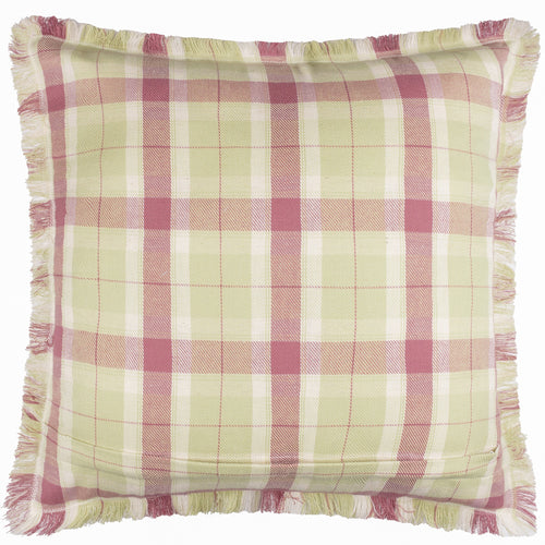 Check Purple Cushions - Arrochar Outdoor Tartan Polyester Filled Cushion Elderberry Voyage Maison