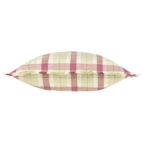 Check Purple Cushions - Arrochar Outdoor Tartan Cushion Cover Elderberry Voyage Maison