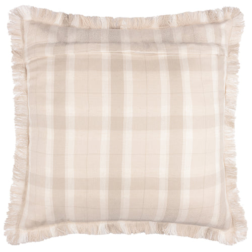 Check Brown Cushions - Arrochar Outdoor Tartan Cushion Cover Nut Voyage Maison