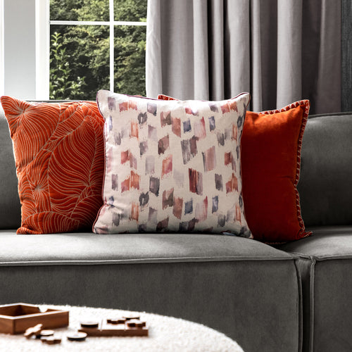 Voyage Maison Arwen Printed Feather Cushion in Rosewater