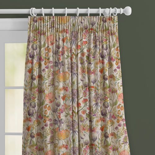 Floral Multi M2M - Autumn Floral Printed Made to Measure Curtains Linen Voyage Maison