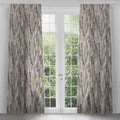 Voyage Maison Azima Printed Pencil Pleat Curtains in Ironstone