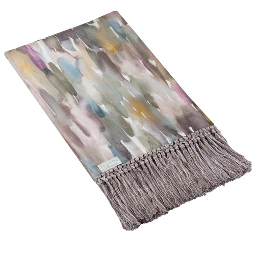Abstract Beige Throws - Azima Abstract Printed Throw Ironstone Voyage Maison