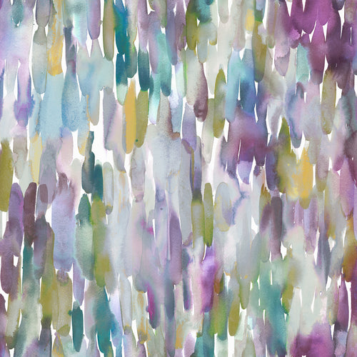 Abstract Purple Wallpaper - Azima  1.4m Wide Width Wallpaper (By The Metre) Indigo Voyage Maison