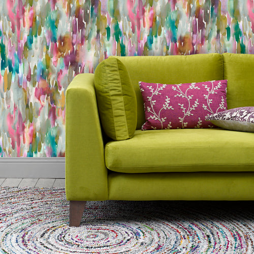 Abstract Multi Wallpaper - Azima  1.4m Wide Width Wallpaper (By The Metre) Lotus Voyage Maison