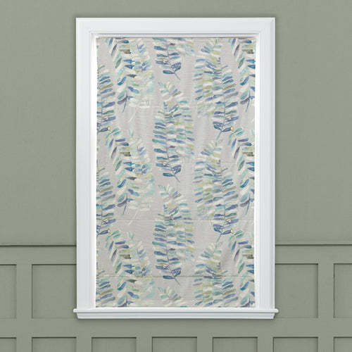 Floral Grey M2M - Azolla Printed Cotton Made to Measure Roman Blinds Default Voyage Maison