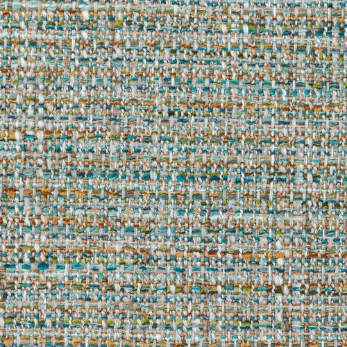 Plain Blue Fabric - Azora Textured Woven Fabric (By The Metre) Lichen Voyage Maison