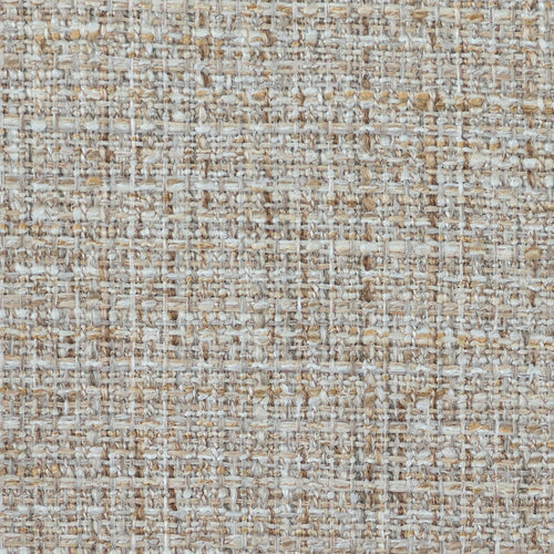 Plain Cream Fabric - Azora Textured Woven Fabric (By The Metre) Natural Voyage Maison