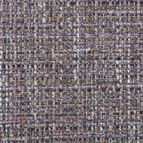 Plain Purple Fabric - Azora Textured Woven Fabric (By The Metre) Violet Voyage Maison