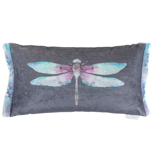 Voyage Maison Azrael Printed Feather Cushion in Sapphire
