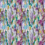Azriel Printed Satin Fabric (By The Metre) Indigo