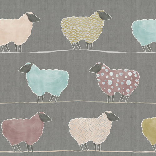 Samples - Baarry  Oil Cloth Sample Swatch Granite Voyage Maison