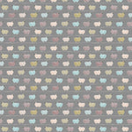 Baarry Printed Cotton Fabric (By The Metre) Granite