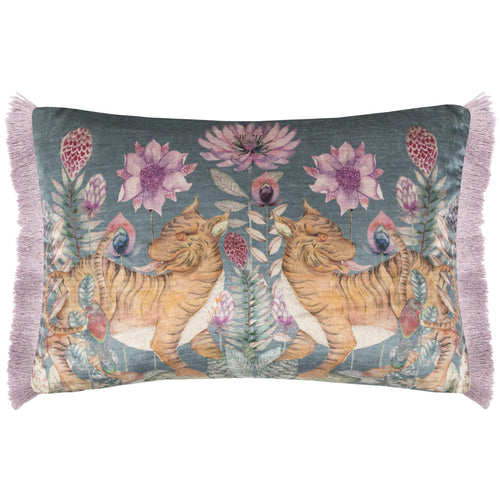 Voyage Maison Baghdev Printed Feather Cushion in Iris