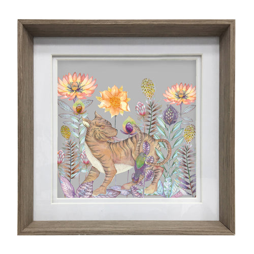 Floral Purple Wall Art - Baghdev  Framed Print Nut Voyage Maison